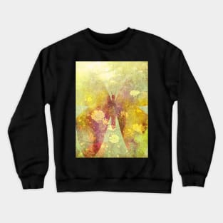 The Sun and Butterflies Orbit the Earth Crewneck Sweatshirt